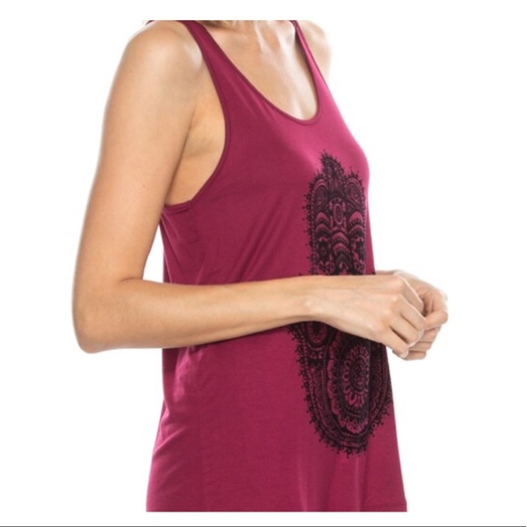 Hamsa Hand Yoga Workout Tank - Picture 5 of 5