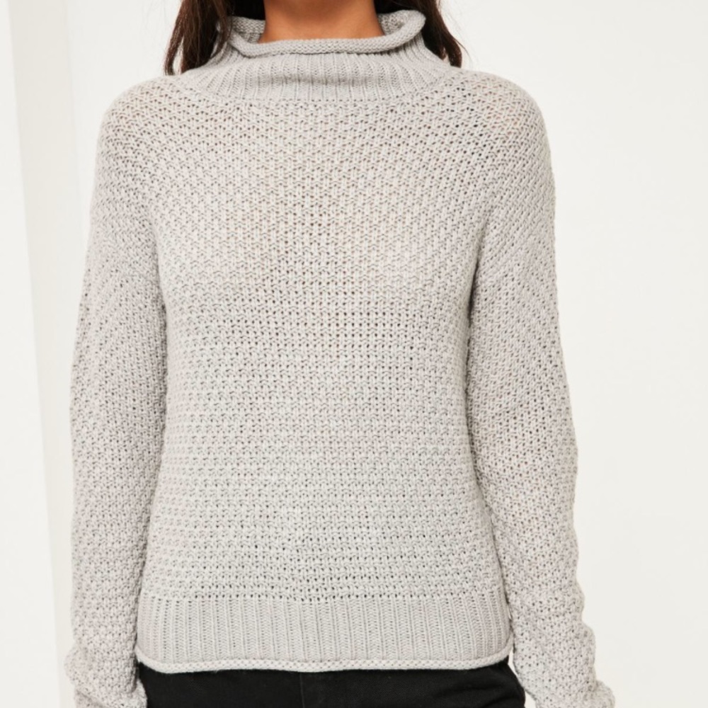 ‼️NWOT‼️ MISSGUIDED GREY COZY TURTLENECK SWEATER