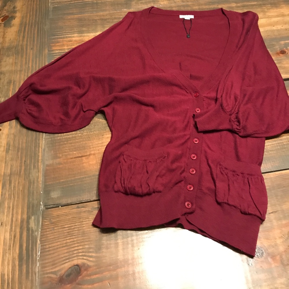 Burgundy Sweater