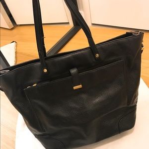 Tory burch leather tote bag