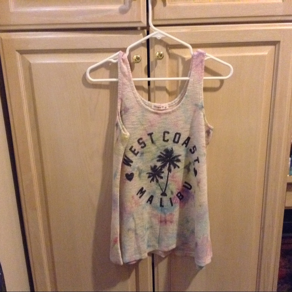 Multi colored tank "West Coast Malibu"