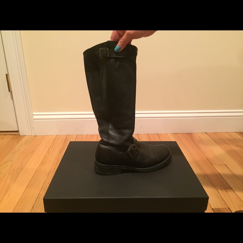 Black Frye boots