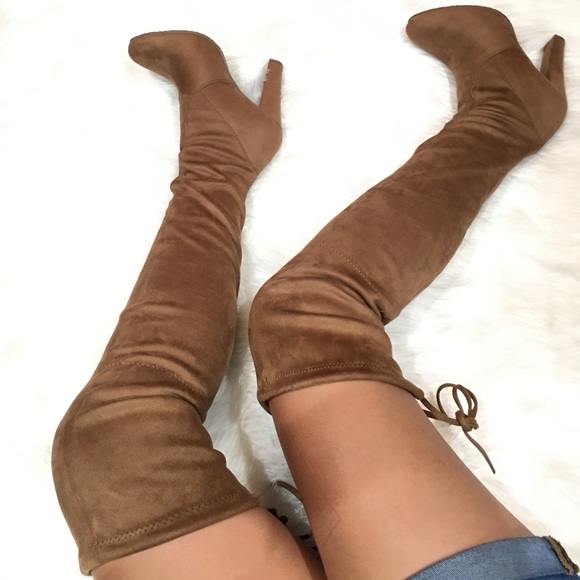 RESTOCK 🍂tan over the knee boots 🍂 - Picture 4 of 6
