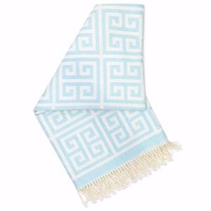 Jonathan Adler Greek Key Baby Alplaca Throw Blanke