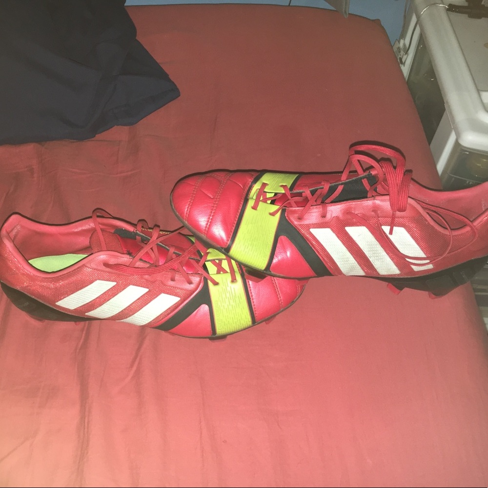 Adidas Nitrocharge 1.0 red/white soccer cleats