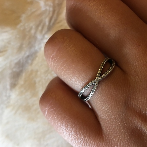 Pandora Jewelry - Pandora ring size 7 infinity crossing paths