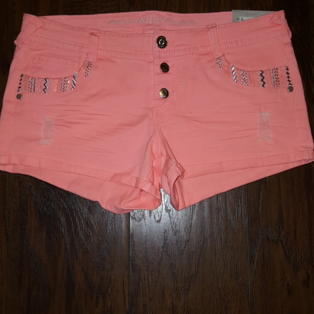 Vanity Coral Shorts
