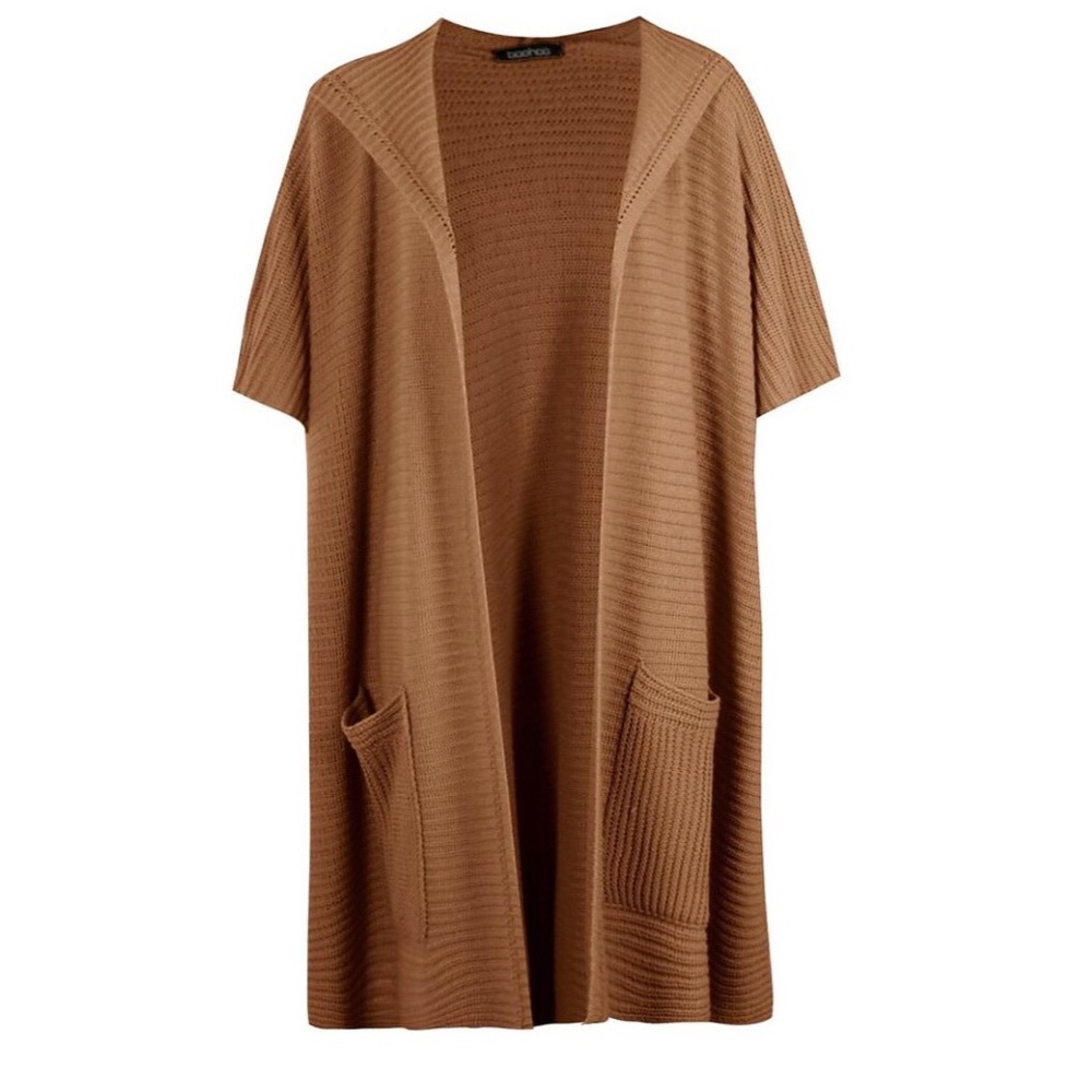 Hooded cape/cardigan