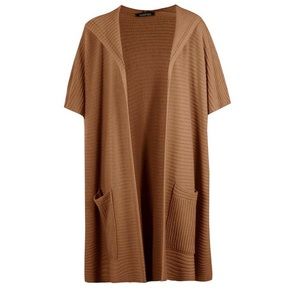 Hooded cape/cardigan