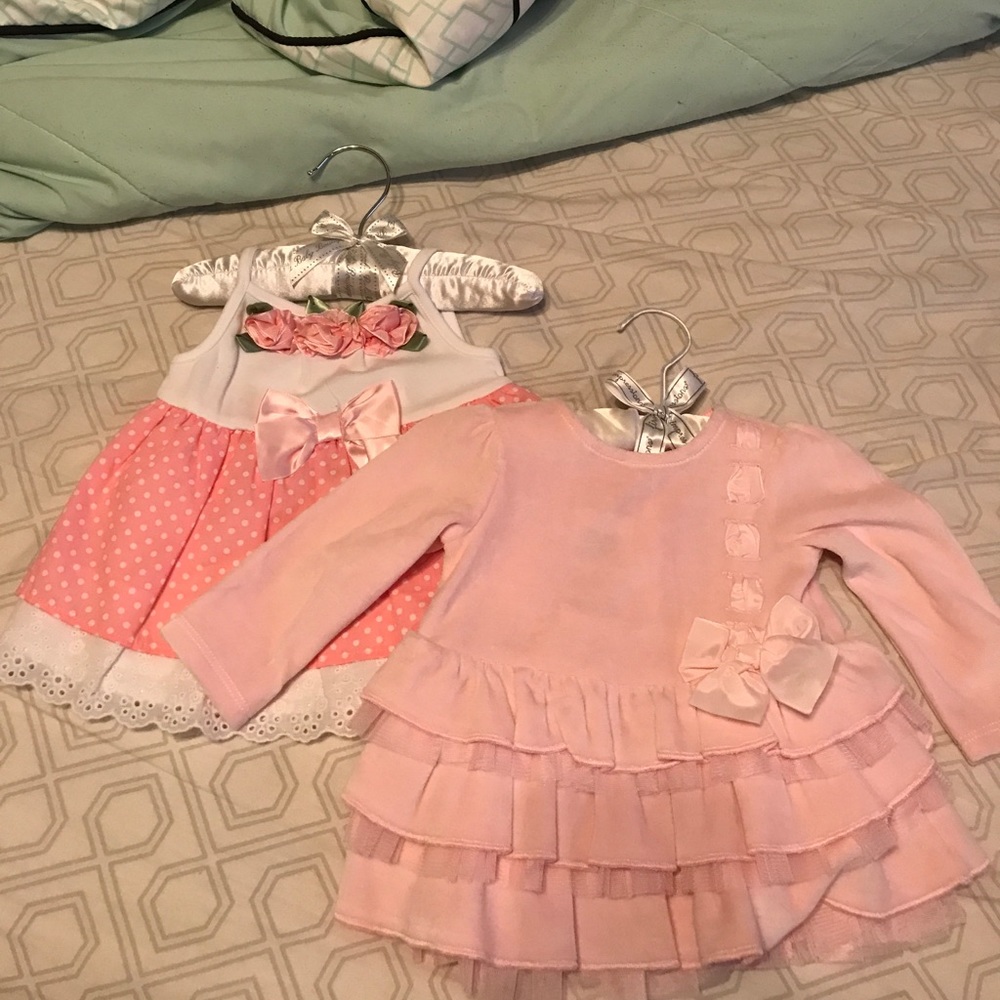 3-6 and 6 month baby girl tops