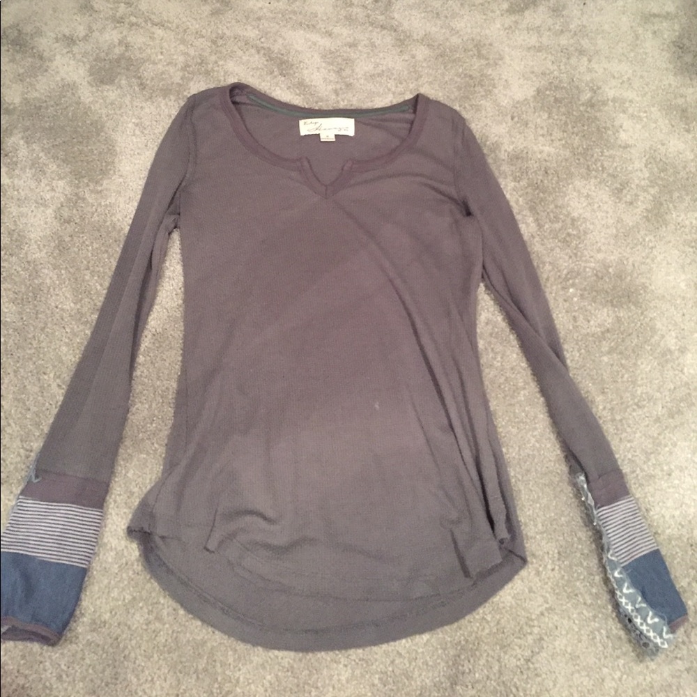 Waffle style long sleeve