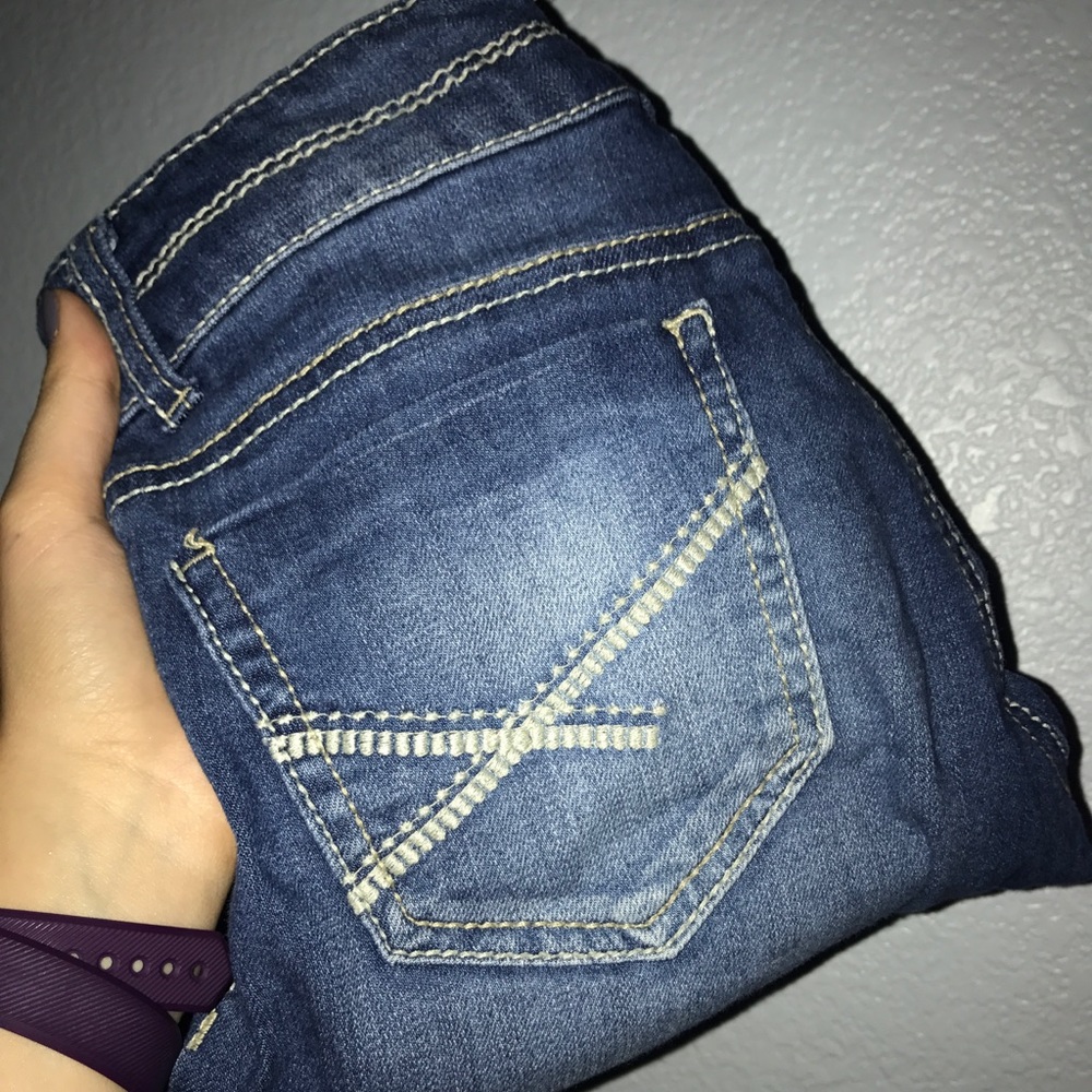 MUDD girls jean bermuda shorts