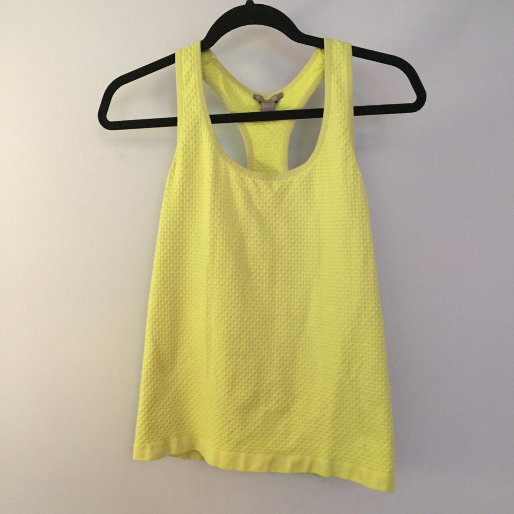 Neon Yellow Athletic Tank