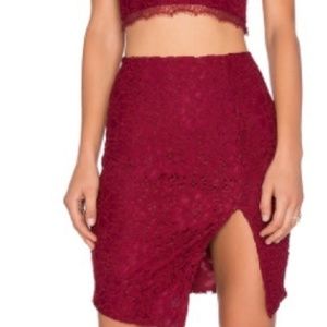 x revolve seduction skirt
