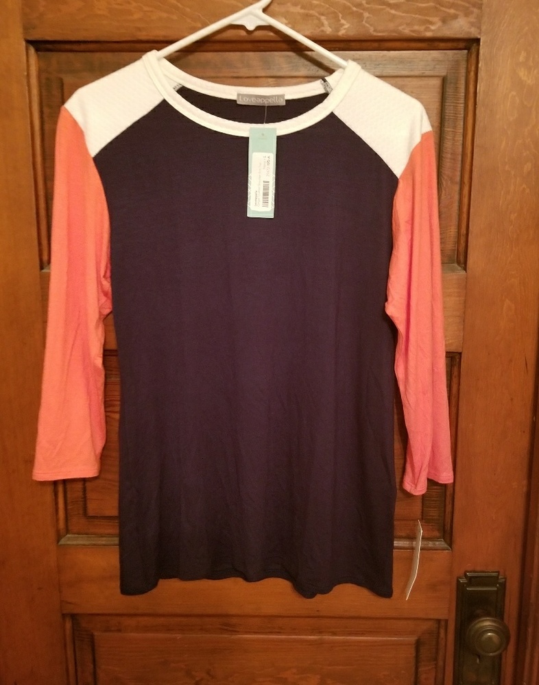 Stitch Fix Loveappella Quilted Shoulder Top