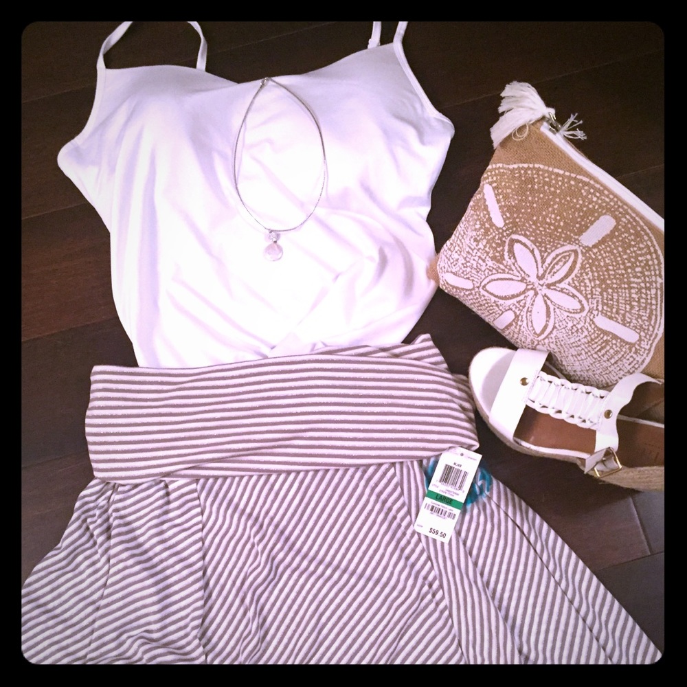 NWT INC Brand skirt/tank dress SIZE LARGE
