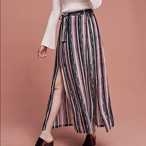 Anthropologie Maxi Stripe Skirt Large