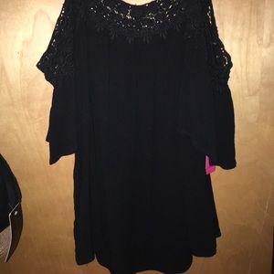 Black off the shoulder top!