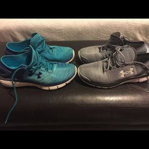 Under Armour Speedform Charged ( two pair for $80)