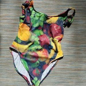 Plenty of Fruit One Piece Vintage Bathing Suit