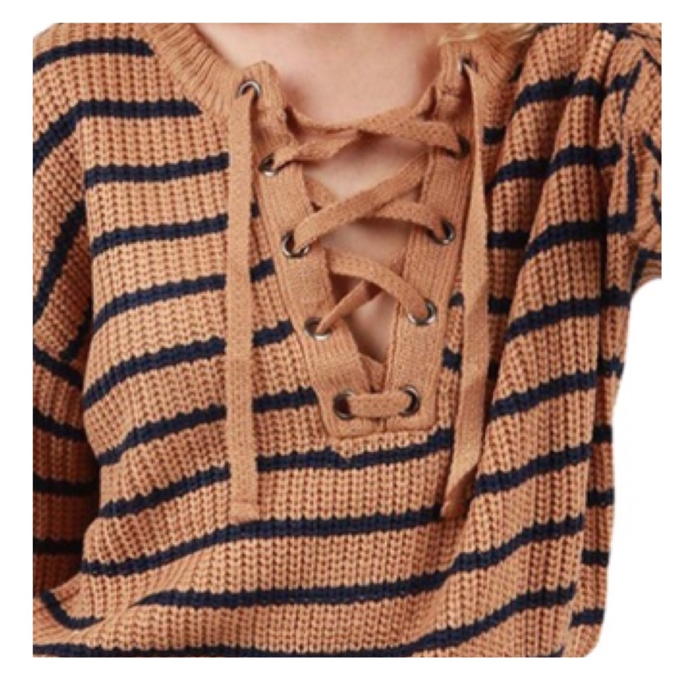 Stripe Dolman Sweater