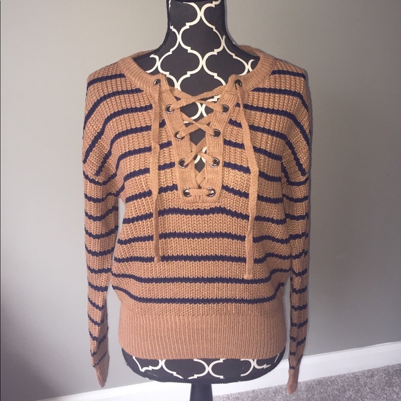 Stripe Dolman Sweater - Picture 2 of 7