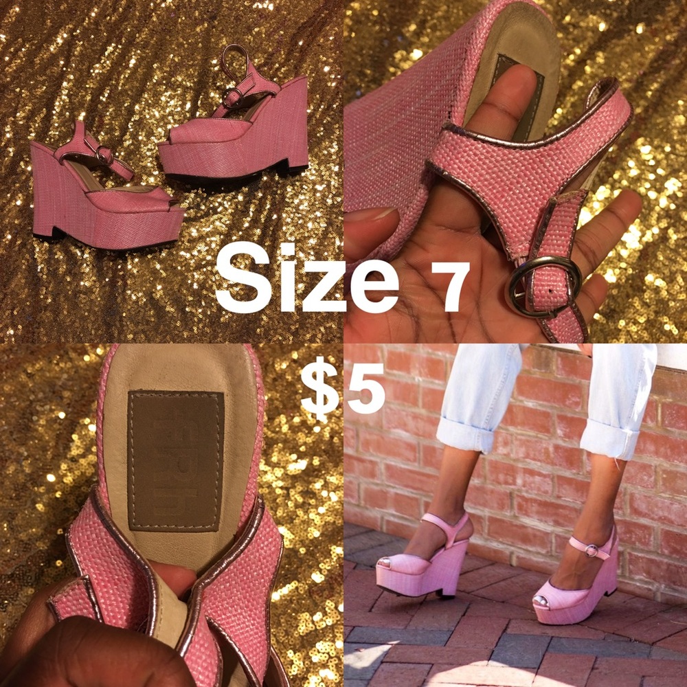 Pink Wedges