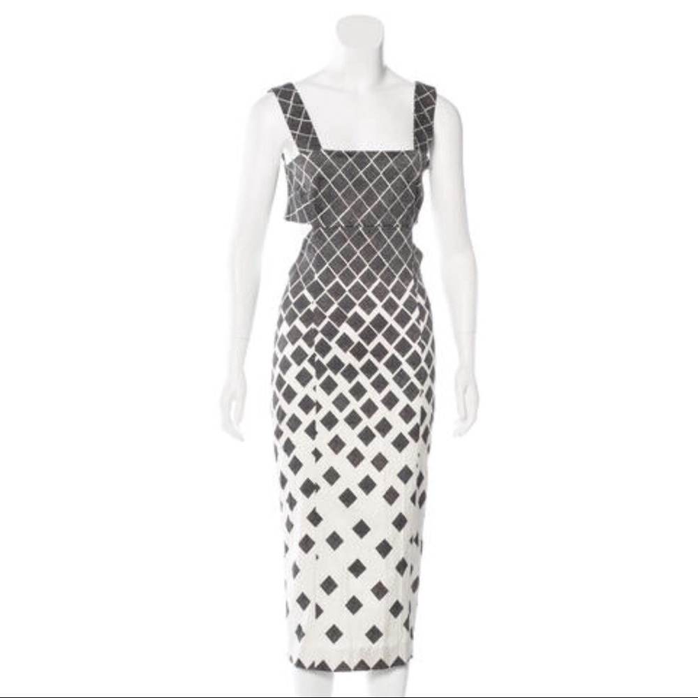 SOLD!!! NWT SUNO Cutout Midi Dress