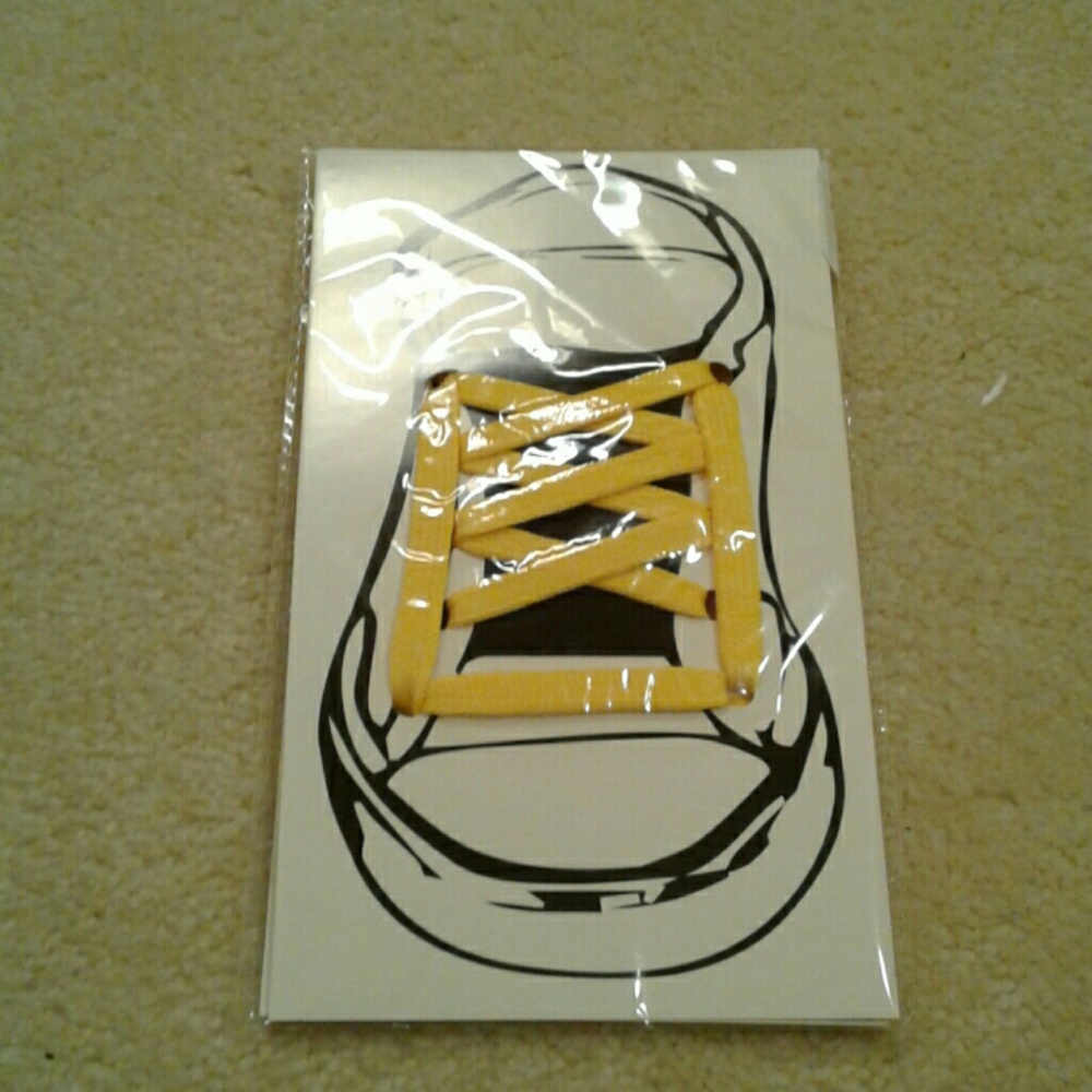 Yellow shoelaces