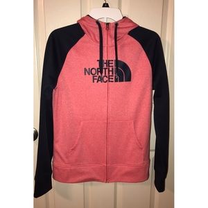 North Face : Pink and navy blue jacket