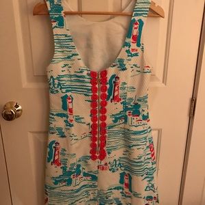 Lilly Pulitzer patterned shift dress