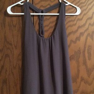 NWOT Knotted racer back tank size small