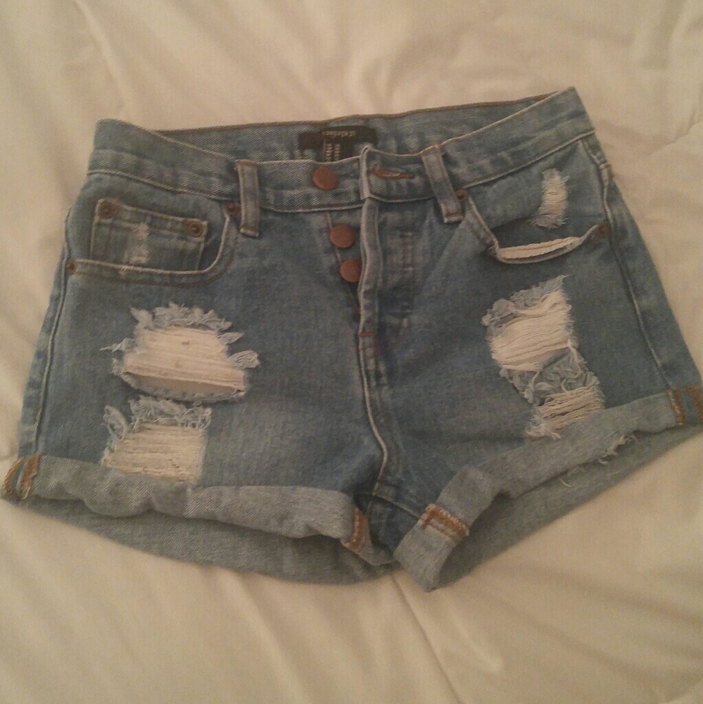 High waisted shorts