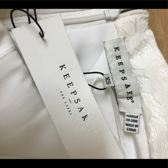 NEW KEEPSAKE WHITE LACE SHORTS XS - Picture 2 of 4