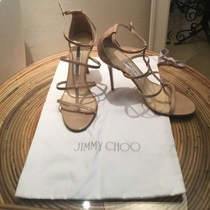Jimmy Choo Nude Sandals - Once Worn!!