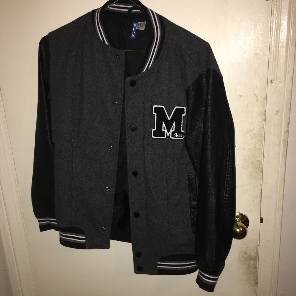 Black & White Varsity Jacket