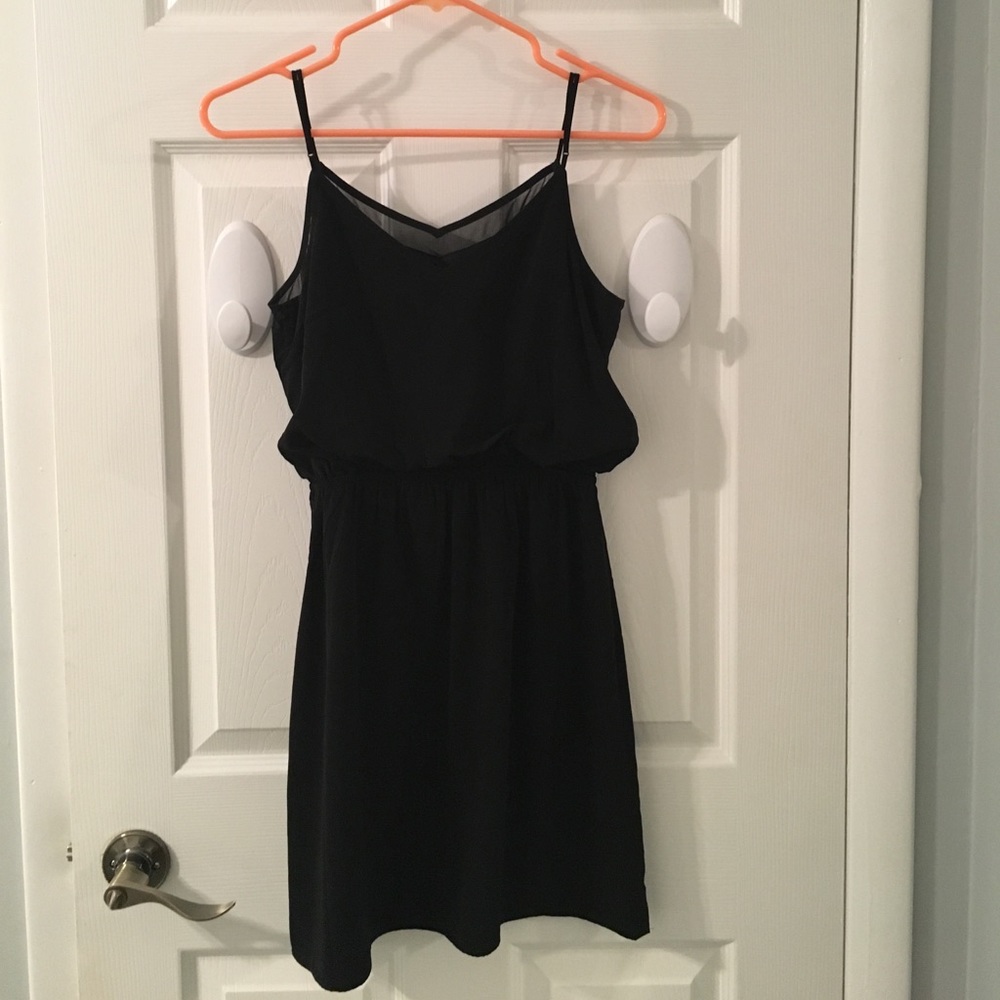 Express Black Above the Knee Dress