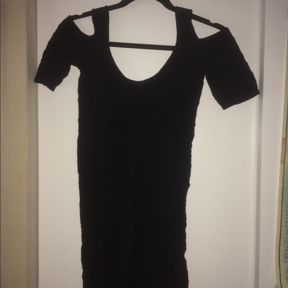 Black cocktail dress