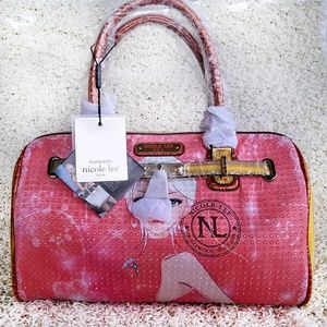 💋Nicole Lee Erika Print Boston Handbag💋