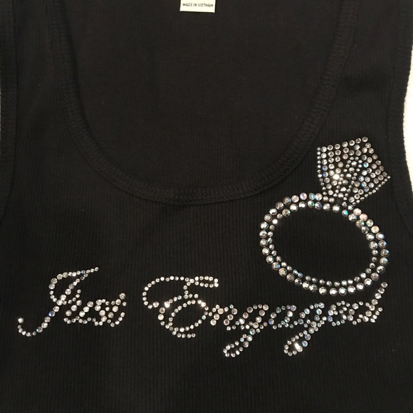 💍💋Just Engaged Rhinestone Tank! 💋💍 - Picture 3 of 4