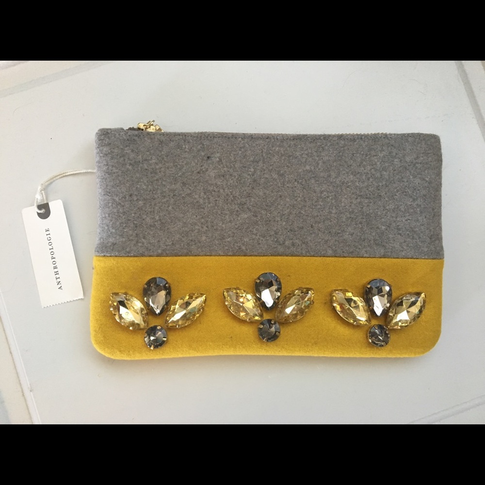 Anthropologie Gem Drop Pouch