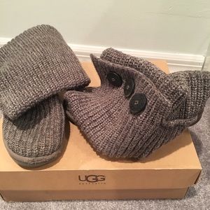 Knit crochet UGG boots