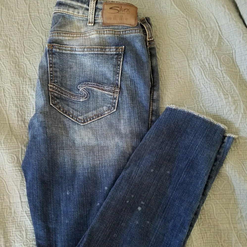 Silver Girlfriend Jeans