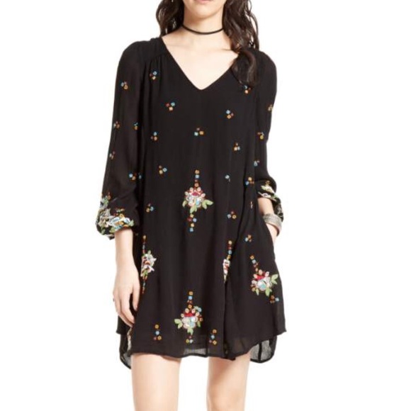 Free People Dresses & Skirts - Free People Embroidered Minidress