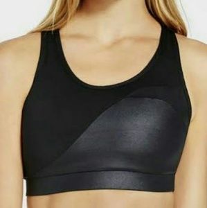 NWOT Fabletics t-back Seabrook black sport's bra