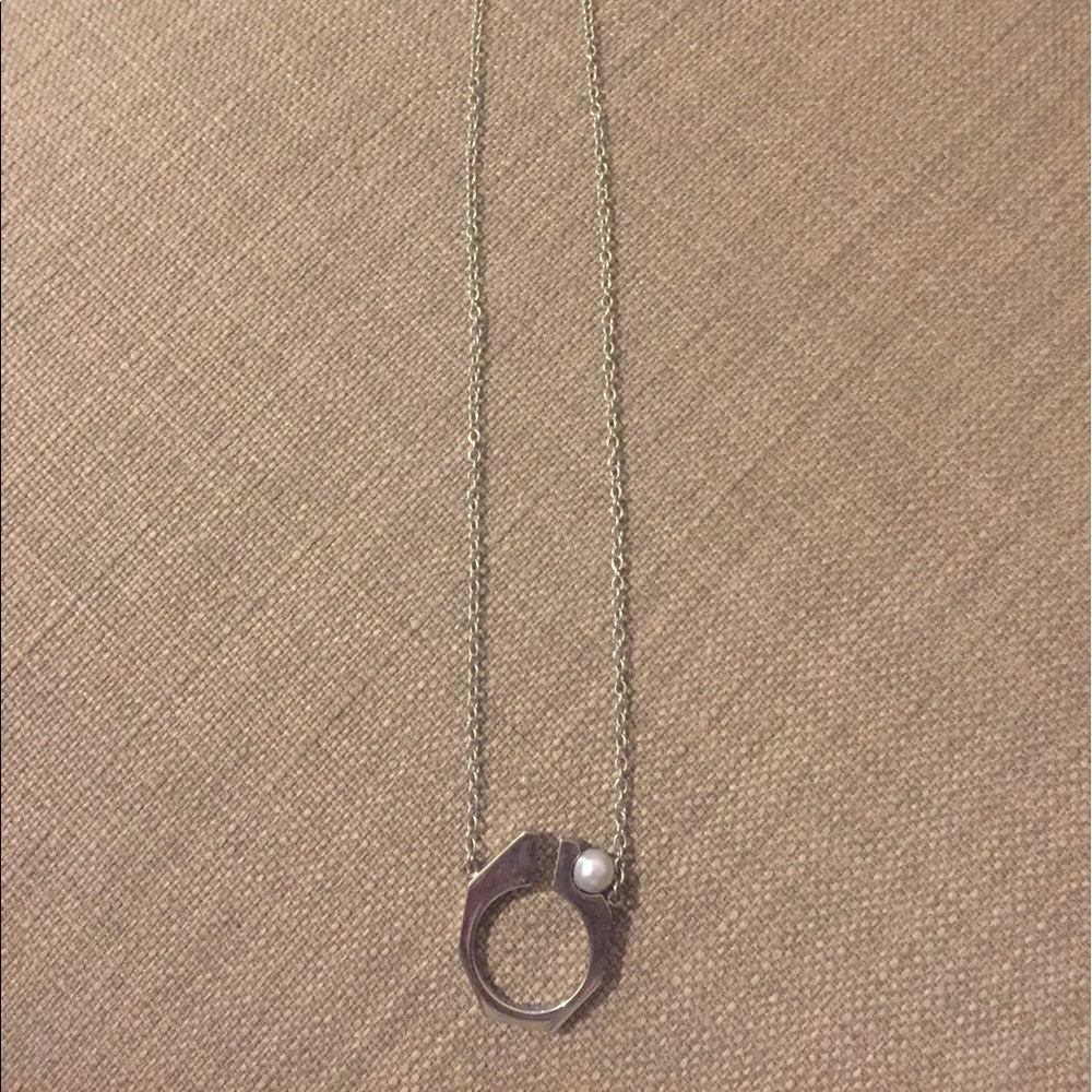 Rebecca Minkoff silver necklace