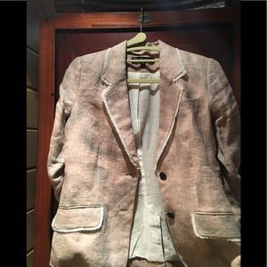 Elizabeth and James Linen Blazer