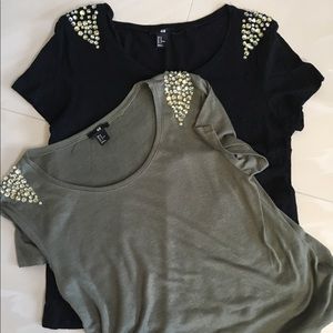 Rhine Stone T-shirts (bundle of 2)