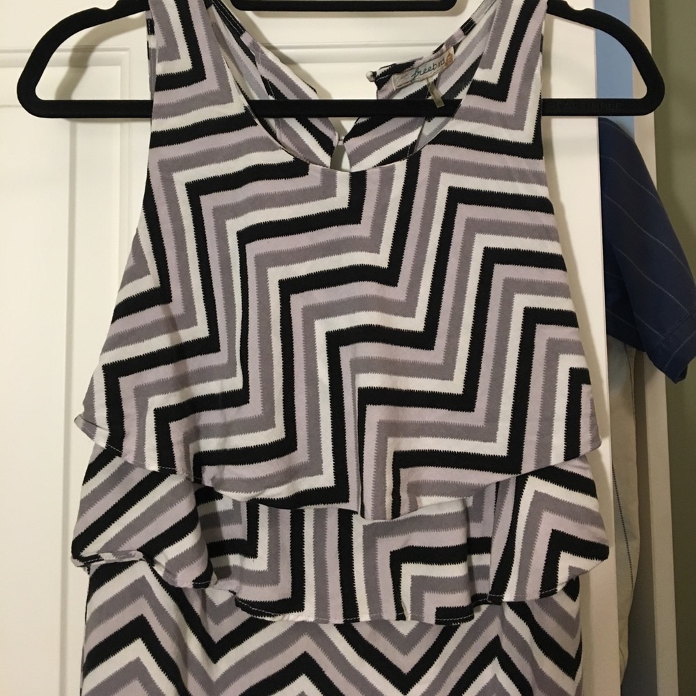 Freebird Chevron layered dress - Picture 4 of 7