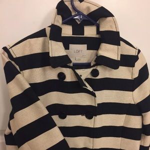 Sale Loft Petite jacket medium striped